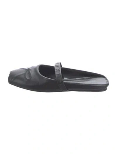 Pre-owned Marni Leather Mules In Black