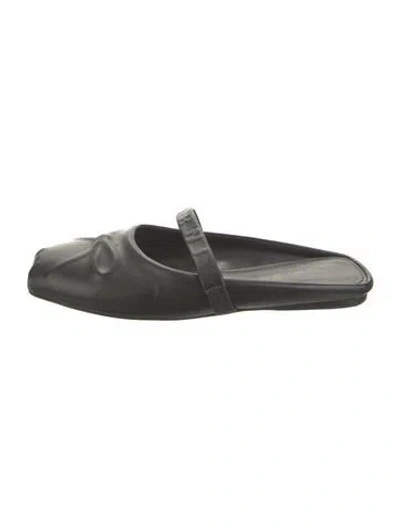 Pre-owned Marni Leather Mules In Black