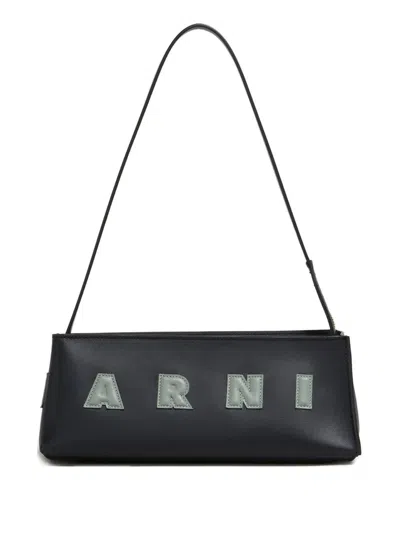 MARNI LEATHER MUSEO BAGUETTE BAG