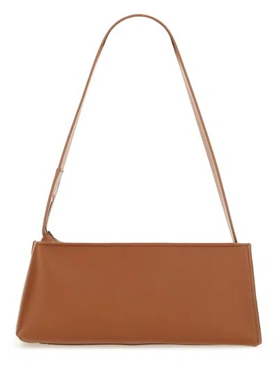 Marni Leather Museo Baguette Bag In Brown