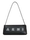 Marni Rectangular Leather Baguette Shoulder Strap