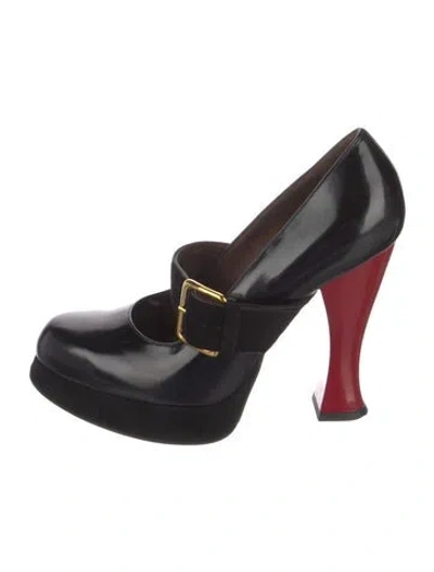 Pre-owned Marni Leather Pumps In Black