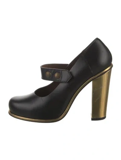 Pre-owned Marni Leather Pumps In Black