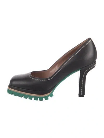 Pre-owned Marni Leather Pumps In Black