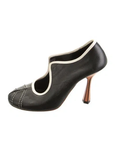 Pre-owned Marni Leather Pumps In Black