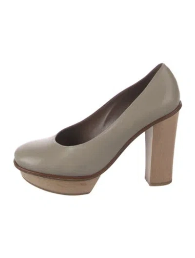 Pre-owned Marni Leather Pumps In Neutrals