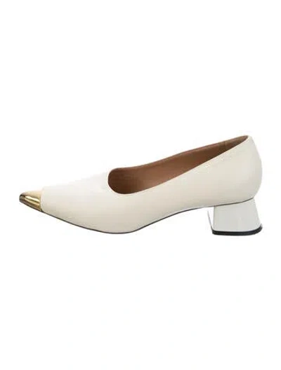 Pre-owned Marni Leather Pumps In Neutrals