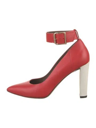 Pre-owned Marni Leather Pumps In Red