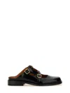 Marni Bambi 3.0 Moccasin Sabot Made Of Brushed Calfskin In Black