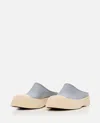Marni Leather Sabot In Hellblau