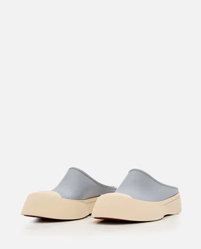 Marni Leather Sabot In Neutrals