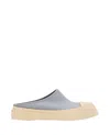Marni Leather Sabot In Neutrals