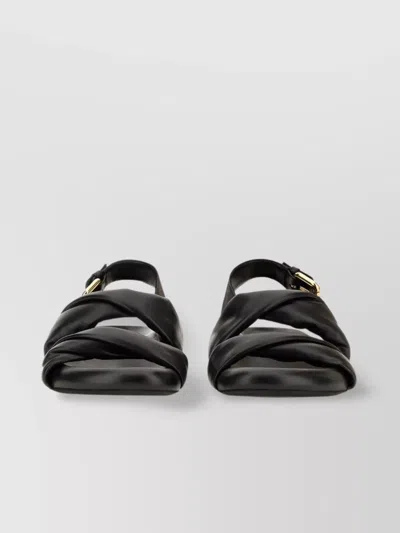 Marni Leather Sandal Buckle Detail