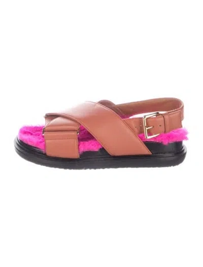 Pre-owned Marni Leather Sandals In Multi