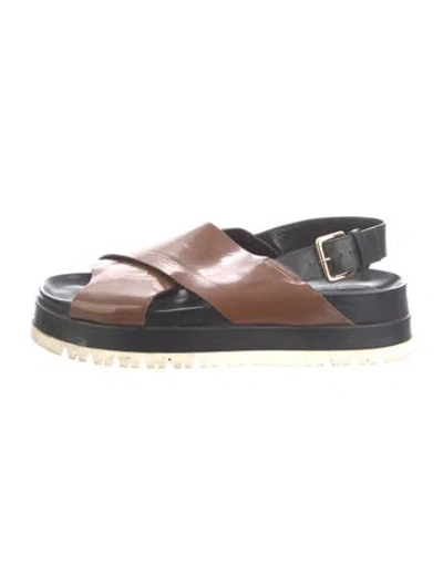 Pre-owned Marni Leather Sandals In Multicolor