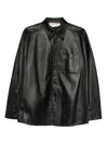 Marni Leather Shirt In Multi