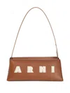Marni Borsa A Spalla In Pelle Caramello  Donna In Brown