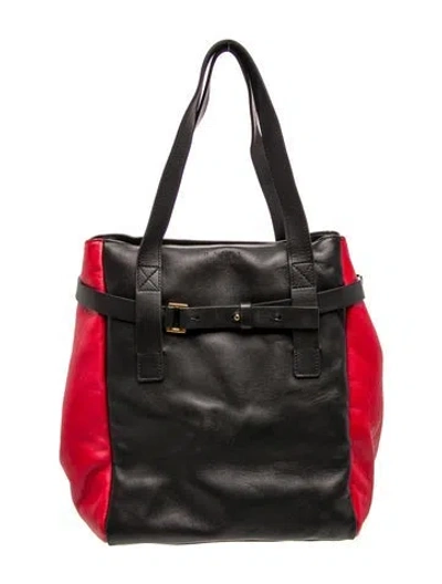 Pre-owned Marni Leather Shoulder Bag In Black