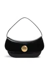 Marni Hobo Handbag With Gold Closure In Black