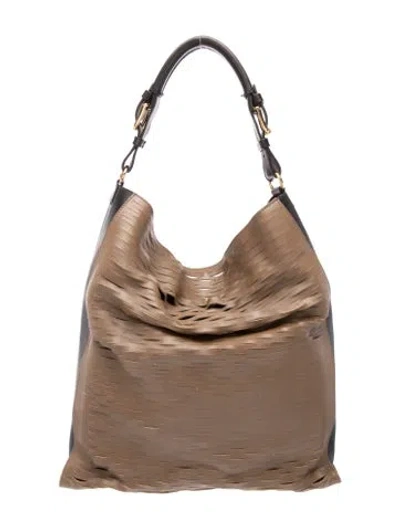 Pre-owned Marni Leather Shoulder Bag In Brown