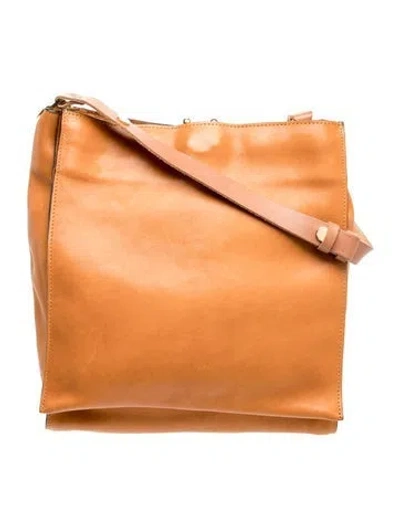 Pre-owned Marni Leather Shoulder Bag In Brown