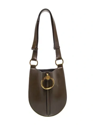 Pre-owned Marni Leather Shoulder Bag In Brown