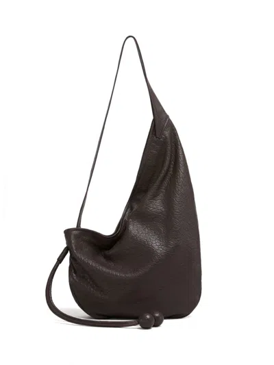 MARNI LEATHER SHOULDER BAG