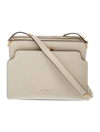 Pre-owned Marni Leather Shoulder Bag In Green