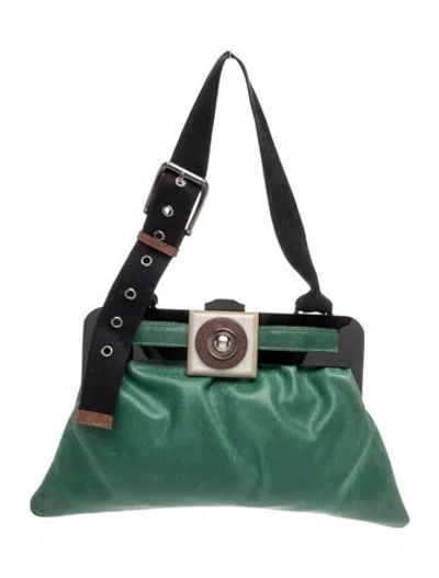 Pre-owned Marni Leather Shoulder Bag In Multi