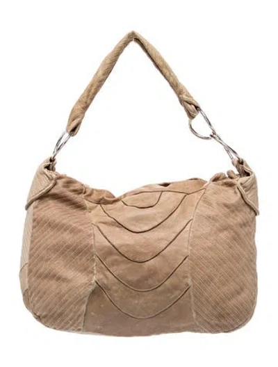 Pre-owned Marni Leather Shoulder Bag In Neutral