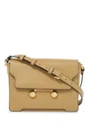 Marni Leather Shoulder Bag In Nomad (beige)