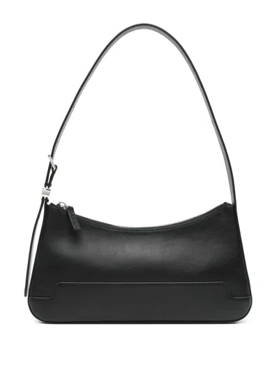 Marni Leather Shoulder Bag With Zip In Black