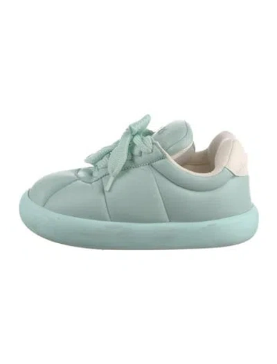 Pre-owned Marni Leather Sneakers In Green