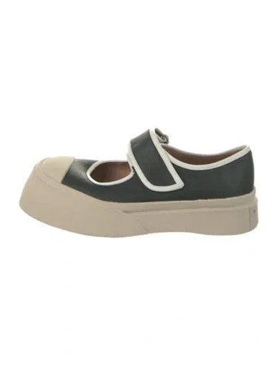 Pre-owned Marni Leather Sneakers In Multi