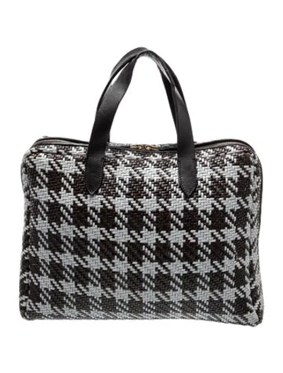 Pre-owned Marni Leather Top Handle Bag In Black