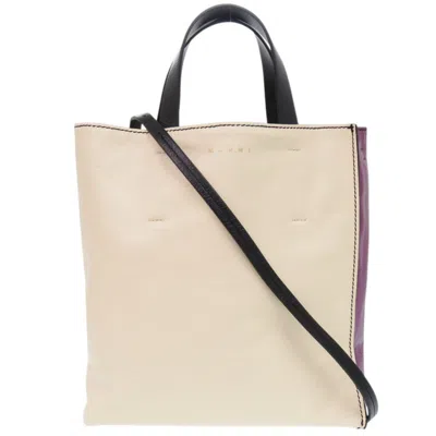 Pre-owned Marni Leather Tote Bag () In Multi