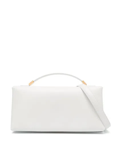 MARNI LEATHER TOTE BAG WITH PRISMA LOGO