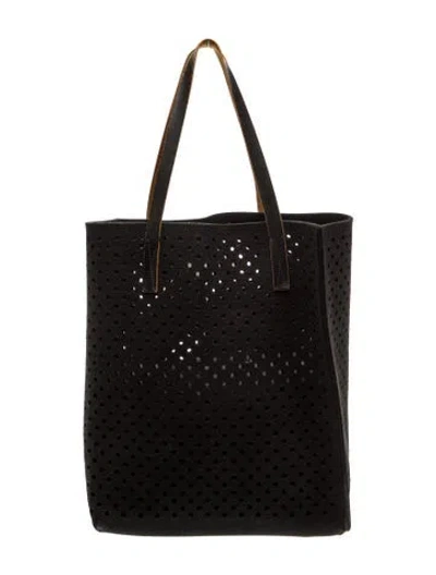 Pre-owned Marni Leather Tote In Black