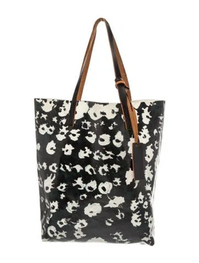 Pre-owned Marni Leather Tote In Black