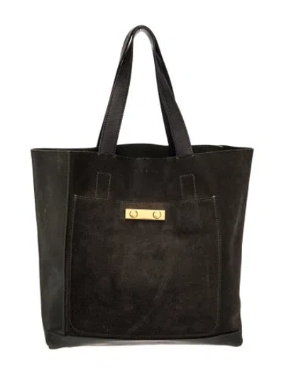 Pre-owned Marni Leather Tote In Black