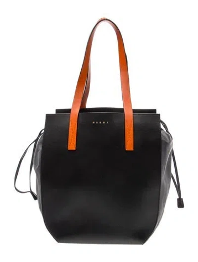 Pre-owned Marni Leather Tote In Multi