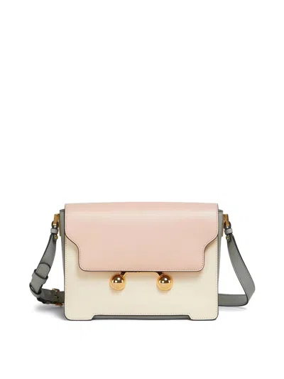 MARNI LEATHER TRUNKAROO MEDIUM SHOULDER BAG