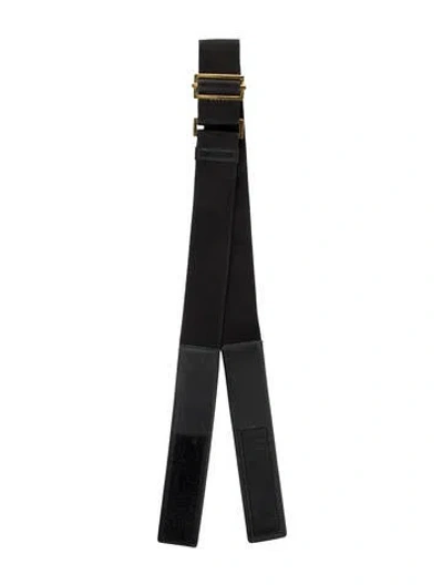 Pre-owned Marni Leather Waist Belt In Black