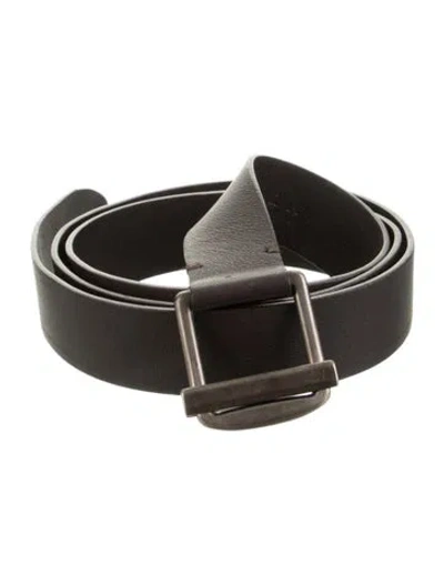 Pre-owned Marni Leather Waist Belt In Brown