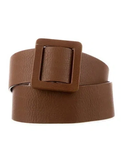 Pre-owned Marni Leather Waist Belt In Brown