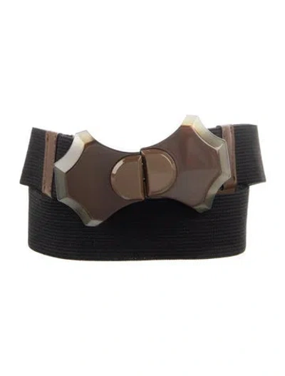 Pre-owned Marni Leather Waist Belt In Multi