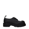 Marni Dada Army Derby Shoes In Black