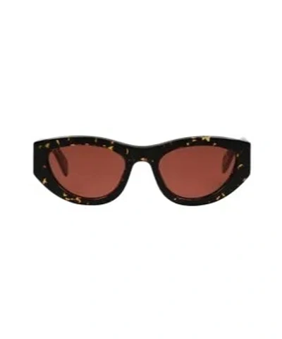 Marni Leopard Print Cat-eye Sunglasses In Multi