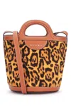 Marni Leopard-print Tropicalia Bucket Bag In Leopard Print