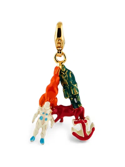Marni Letter A Charm In Multi